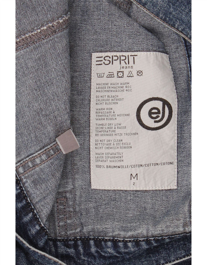 ESPRIT Womens Denim Jacket UK 14 Medium Blue Cotton Vintage Esprit and Second-Hand Esprit from Messina Hembry 