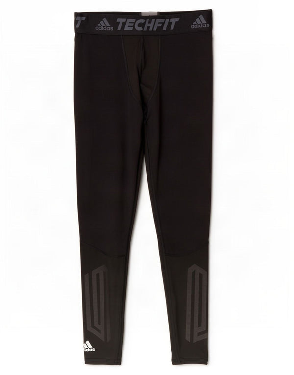 Leggings Adidas Climalite Graphic da uomo XL poliestere nero