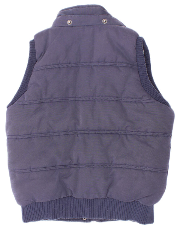 Gilet imbottito per bambina Fat Face 6-7 anni in nylon blu navy