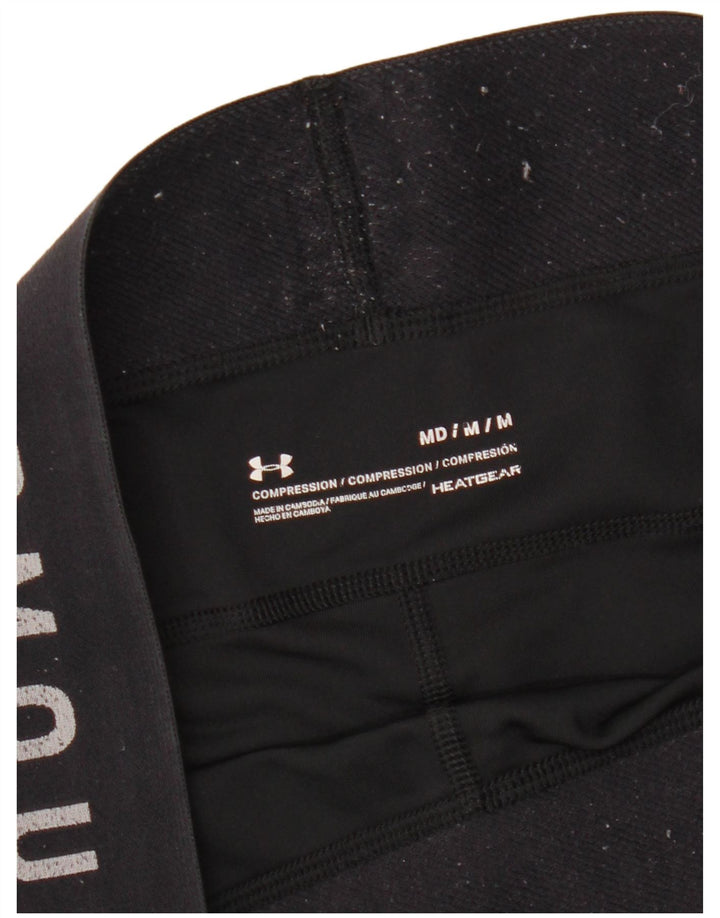 Leggings grafici da donna UNDER ARMOUR Heat Gear UK 12 medio nero
