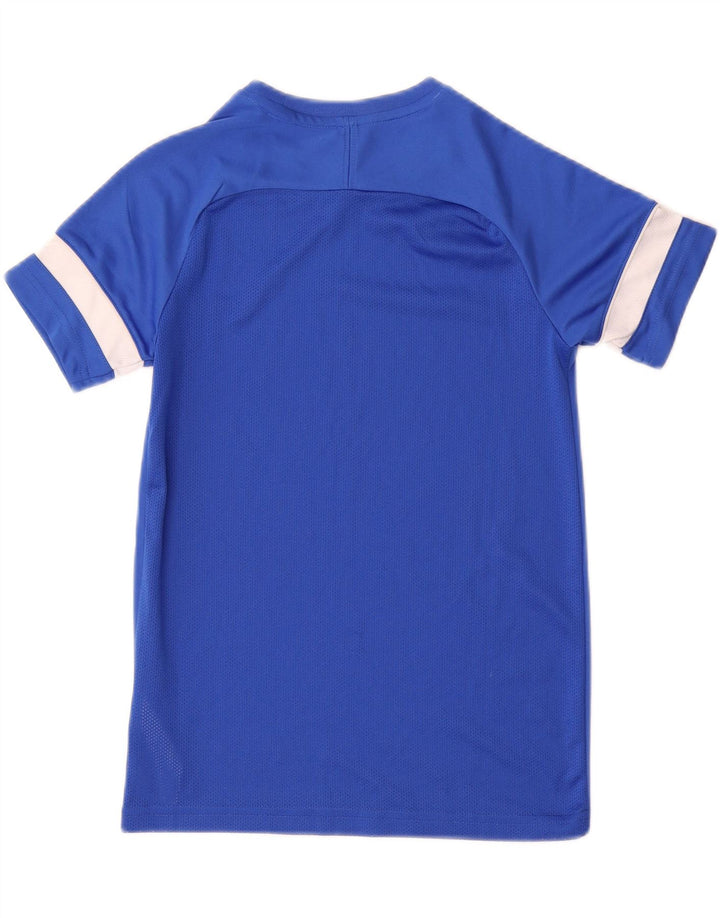 T-shirt da ragazzo Nike Dri Fit Top 10-11 anni in poliestere color block blu medio