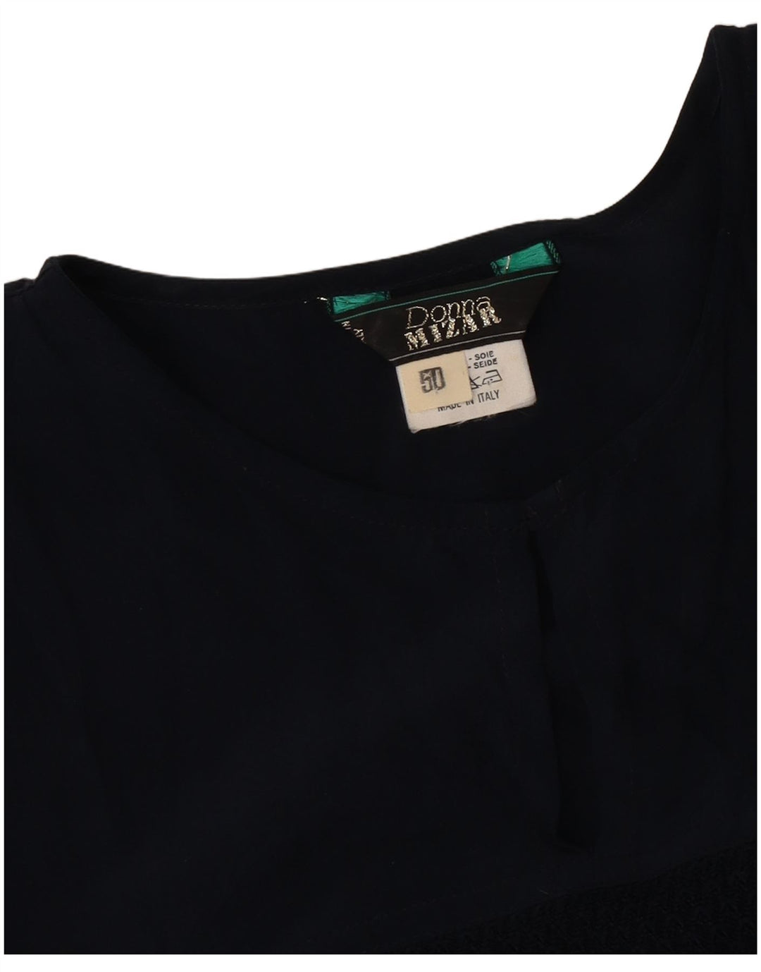 Donna Mizar Camicetta da Donna Top IT 50 XL Blu Navy Seta