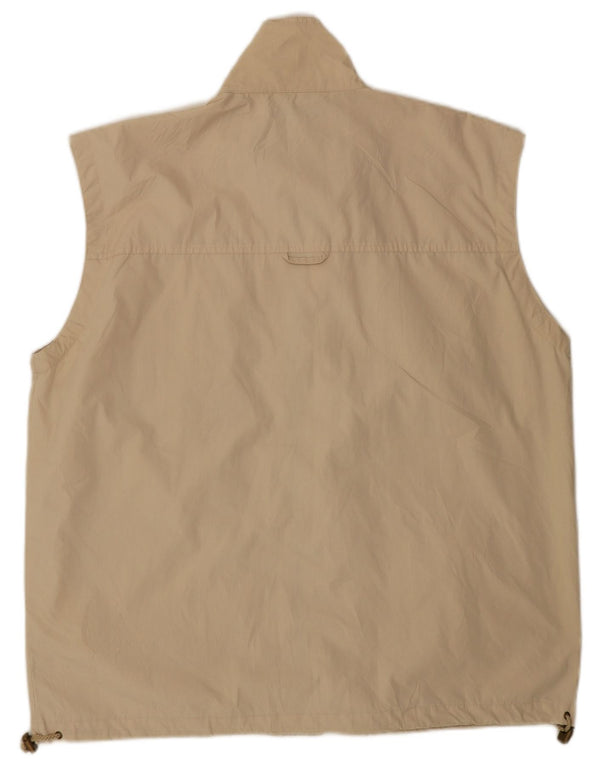 Gilet da uomo VINTAGE UK 40 Large Beige Poliestere