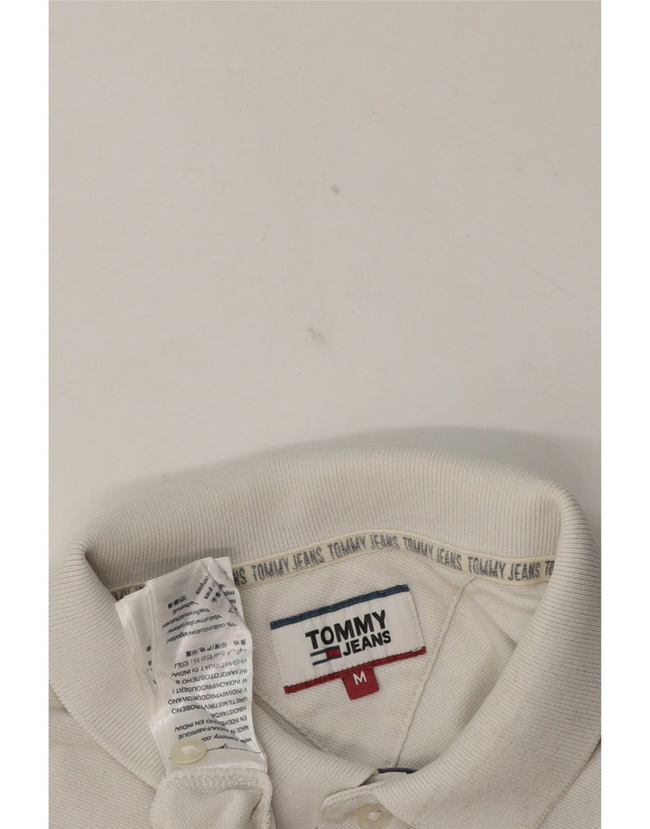 Polo da uomo Tommy Hilfiger in cotone bianco medio