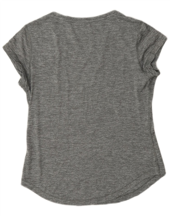 T-shirt grafica da donna Puma UK 14 grande grigio screziato
