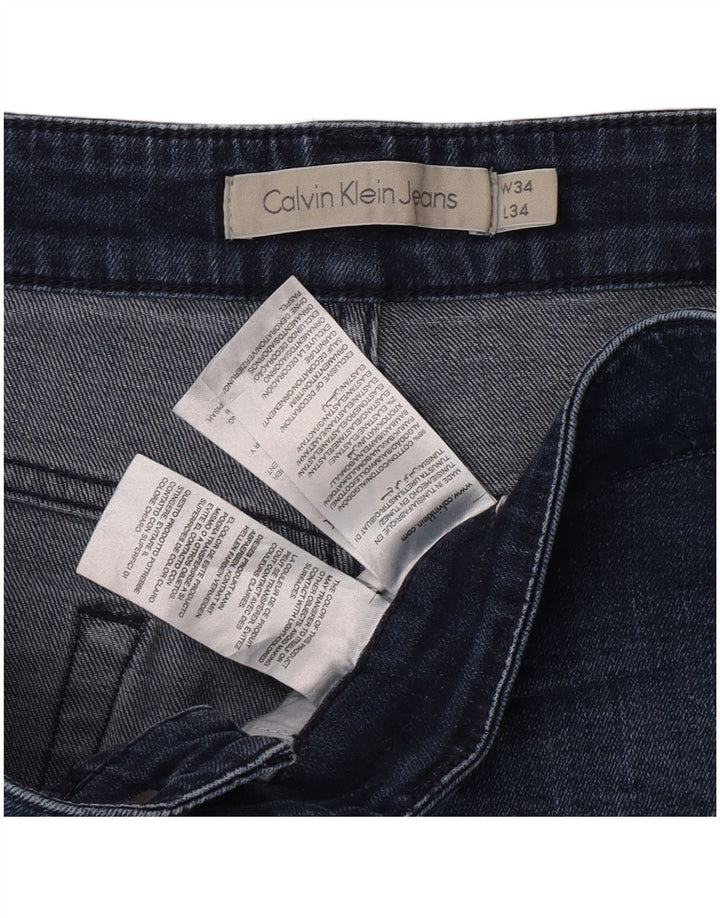 Jeans skinny da donna Calvin Klein W34 L34 cotone blu