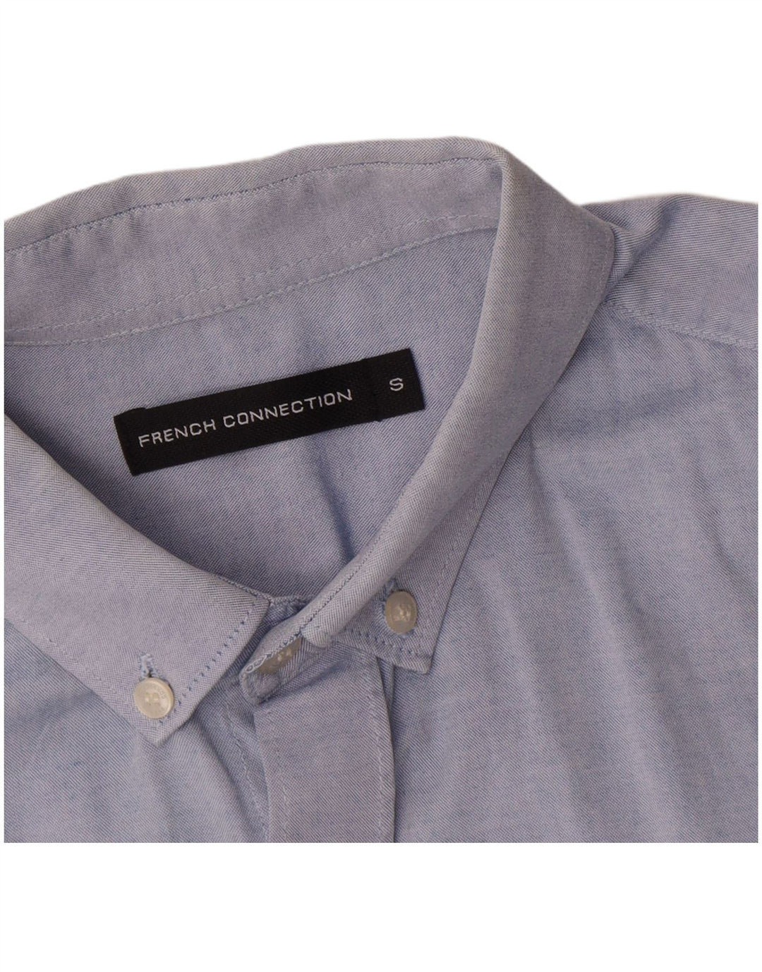 Camicia da uomo French Connection piccola in cotone blu