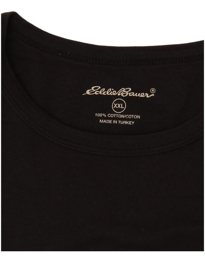 Canotta da donna EDDIE BAUER UK 20 2XL cotone nero