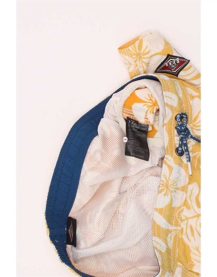 Pantaloncini da bagno per ragazzi Bear 9-10 anni Nylon floreale giallo