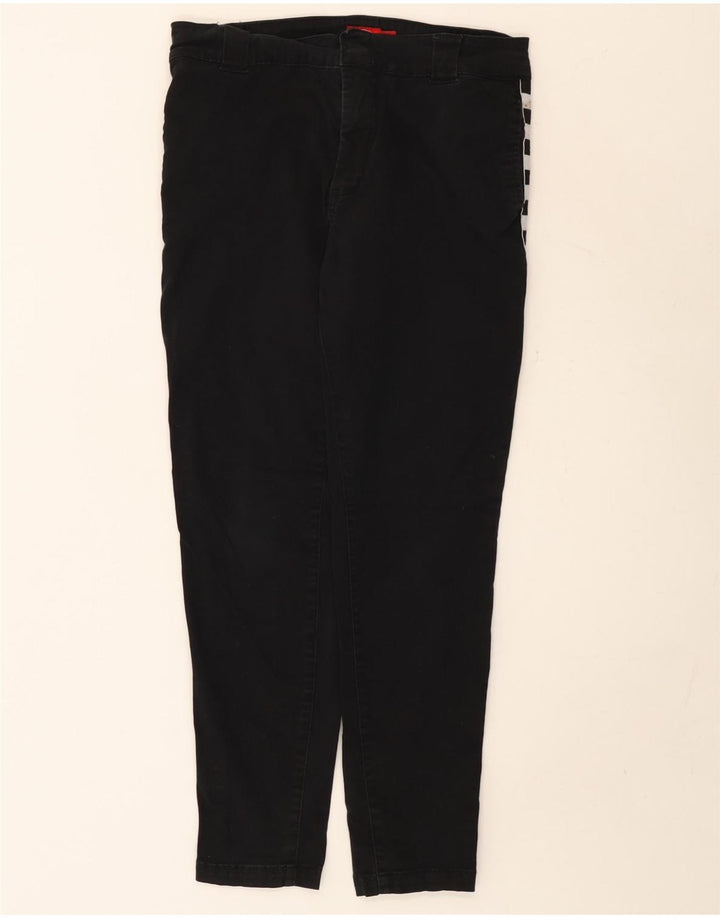 Pantaloni chino slim da donna Dickies US 9 medi W29 L28 neri geometrici