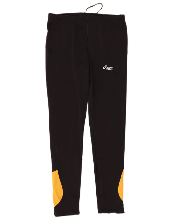 Pantaloni da tuta da donna Asics UK 14 Medium Black Colourblock in poliammide