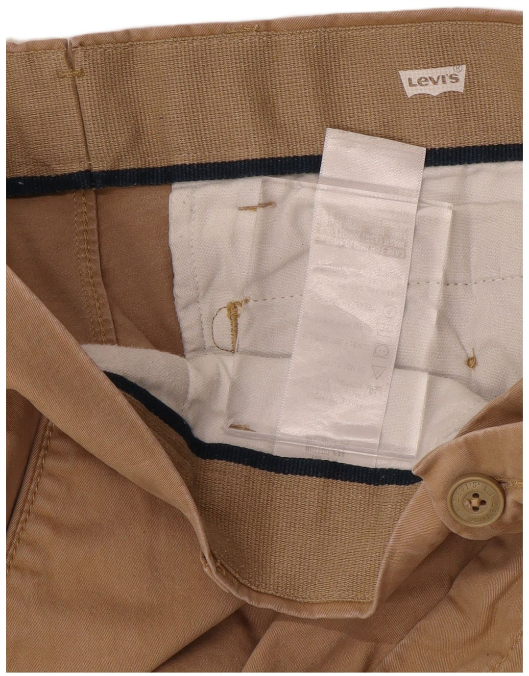 Pantaloni chino slim da uomo LEVI'S W32 L31 in cotone beige