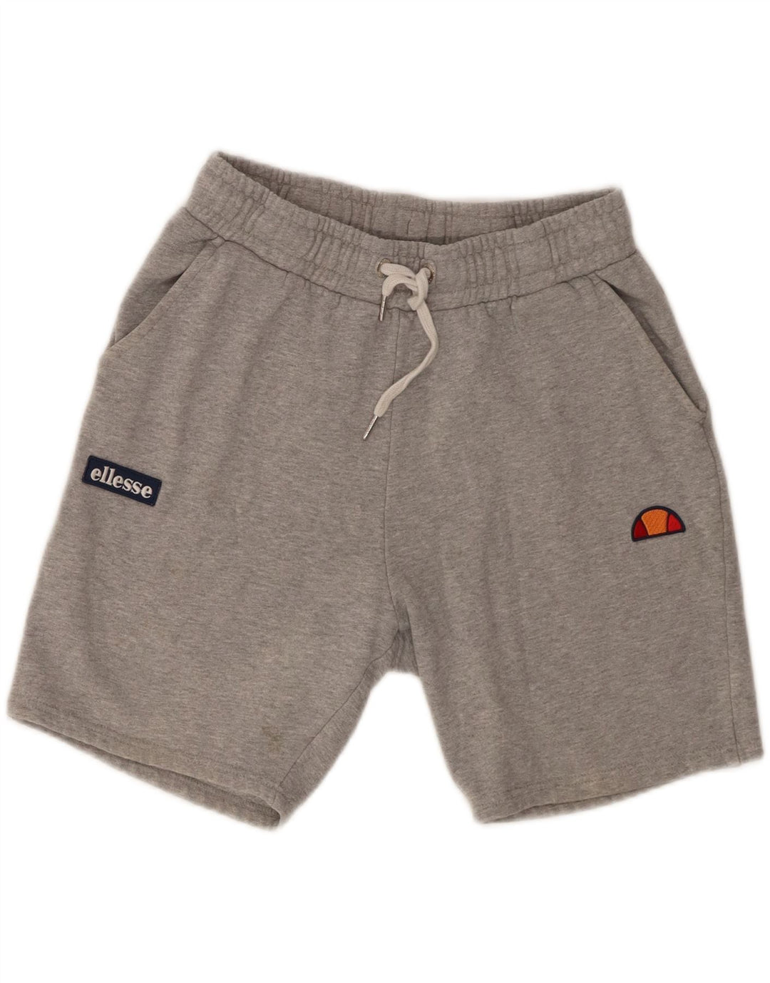 Pantaloncini sportivi grafici da uomo Ellesse piccoli in cotone grigio
