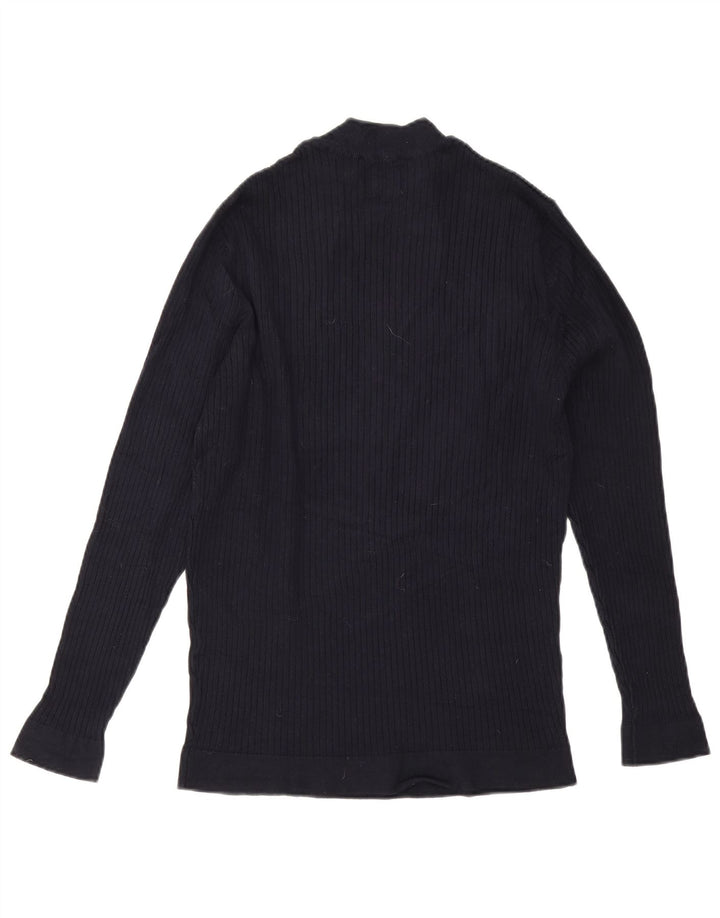Maglione maglione collo alto da uomo Zara XL blu navy
