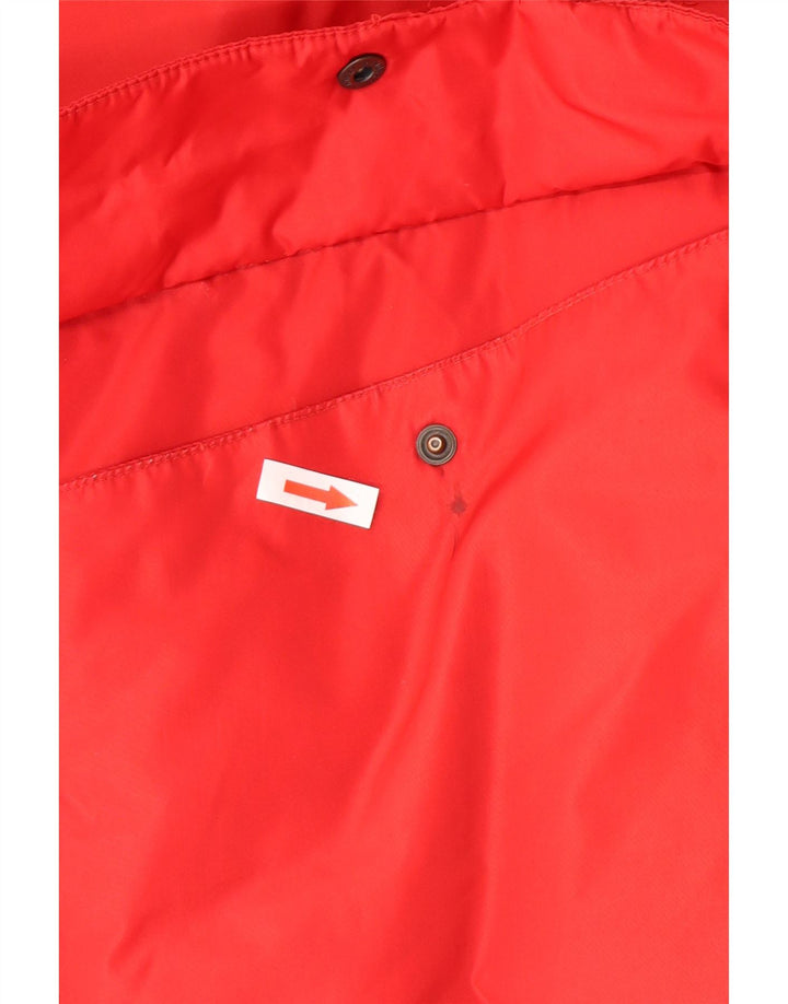 Giacca imbottita con grafica USA uniforme da uomo UK 42 XL rossa