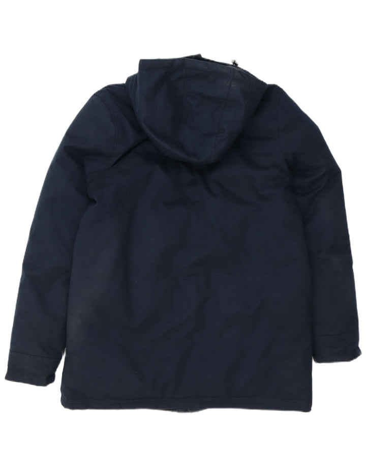 Crew Clothing Giacca imbottita con cappuccio da uomo UK 36 Small Poliestere blu navy