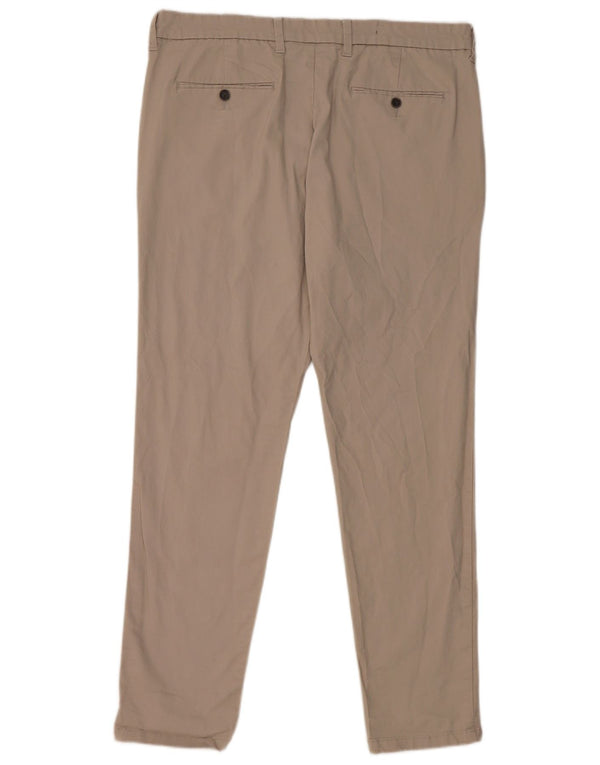 Pantaloni chino slim fit da donna Marks & Spencer W38 L31 cotone beige