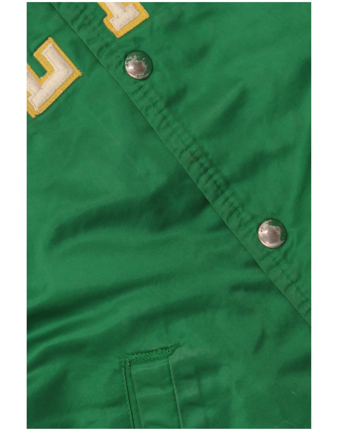 Giubbotto bomber grafico STARTER da ragazzo Celtics 9-10 anni in nylon verde medio