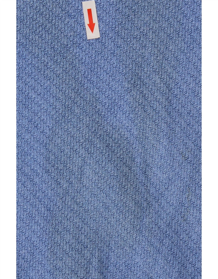 Maglione maglione con scollo a barca da uomo Marks & Spencer XL in cotone blu