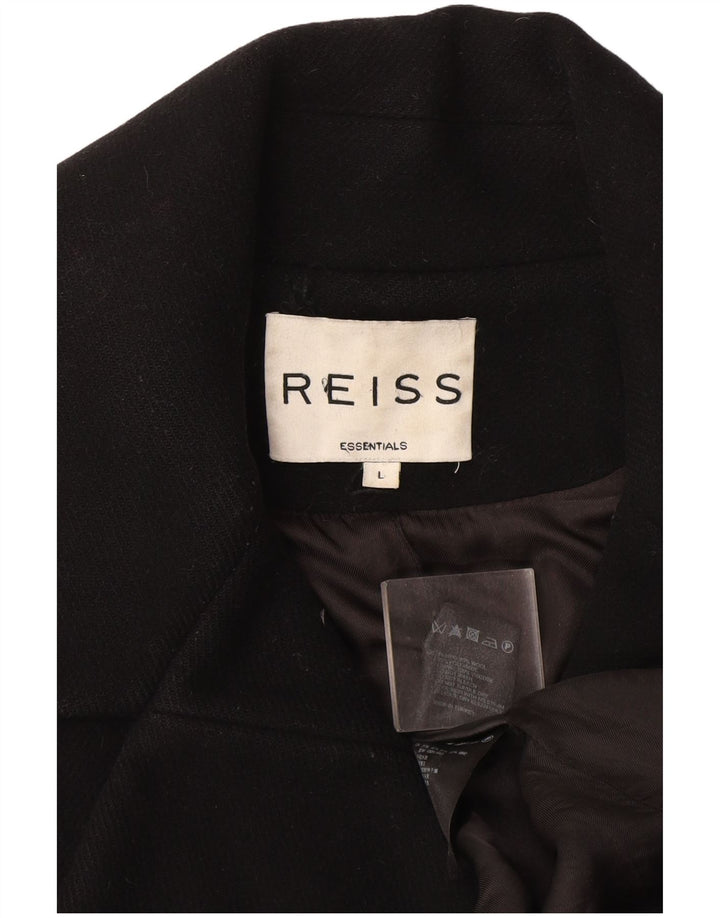 Soprabito da donna Reiss UK 14 grande lana nera