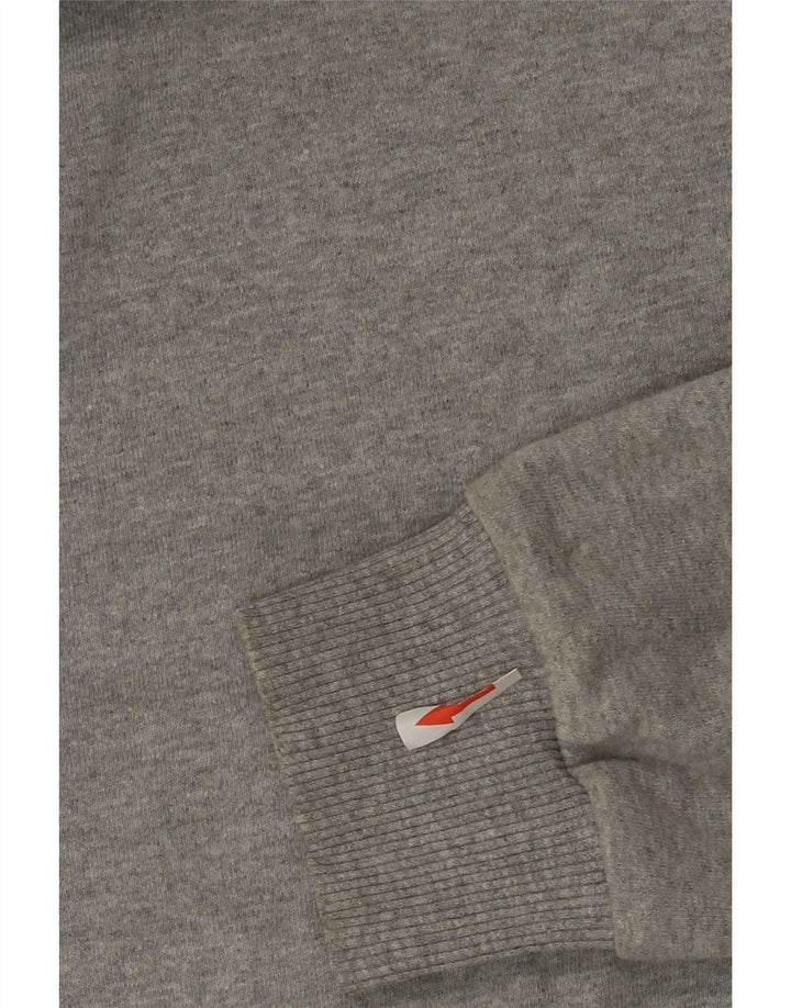 Felpa con cappuccio grafica da uomo The North Face in cotone grigio medio