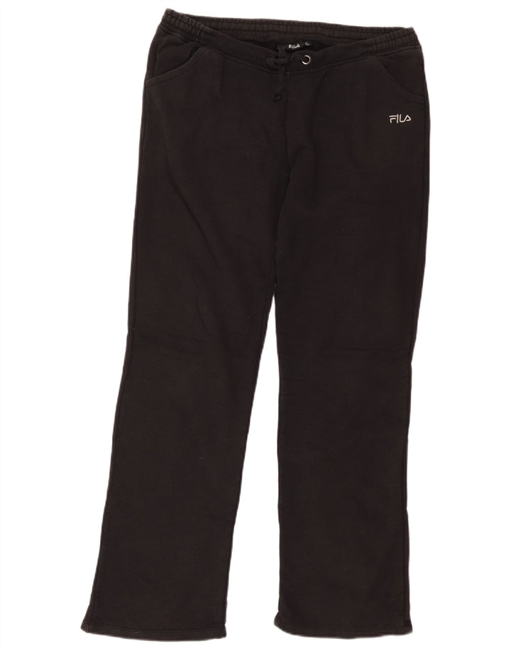 Pantaloni da tuta da donna Fila UK 14 cotone nero medio