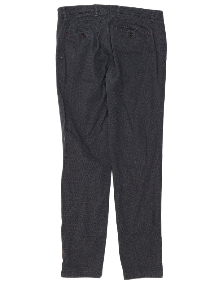 Pantaloni da abito slim da uomo Ted Baker W32 L30 poliestere grigio