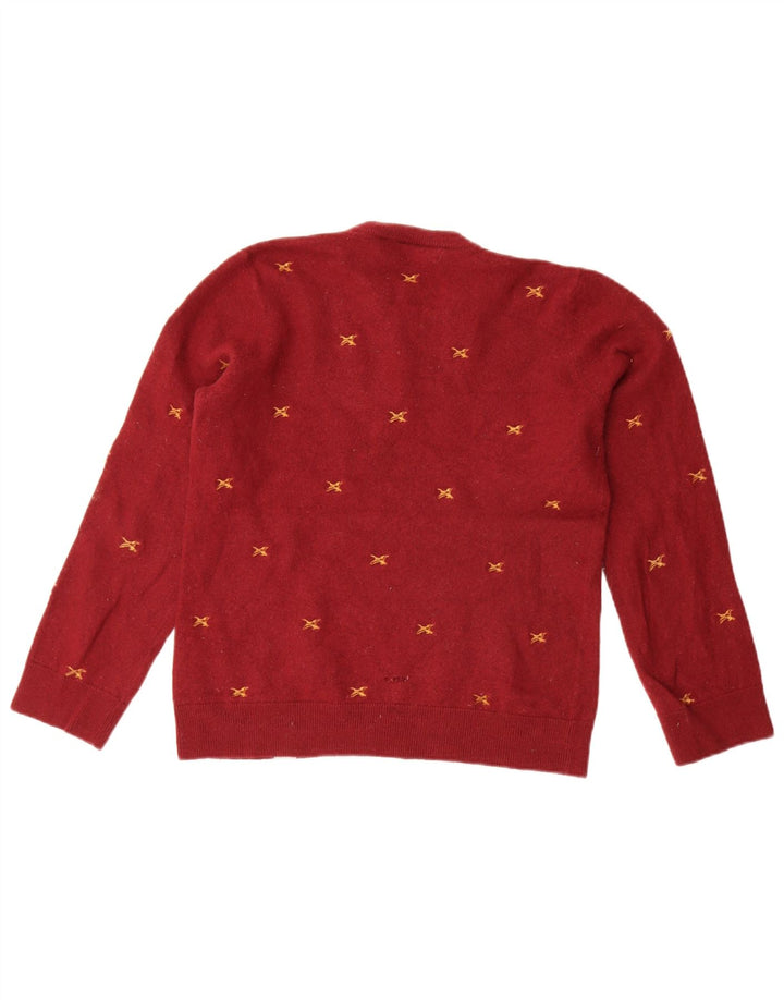 Maglione girocollo da donna con motivo astratto Carhartt UK 14 grande rosso
