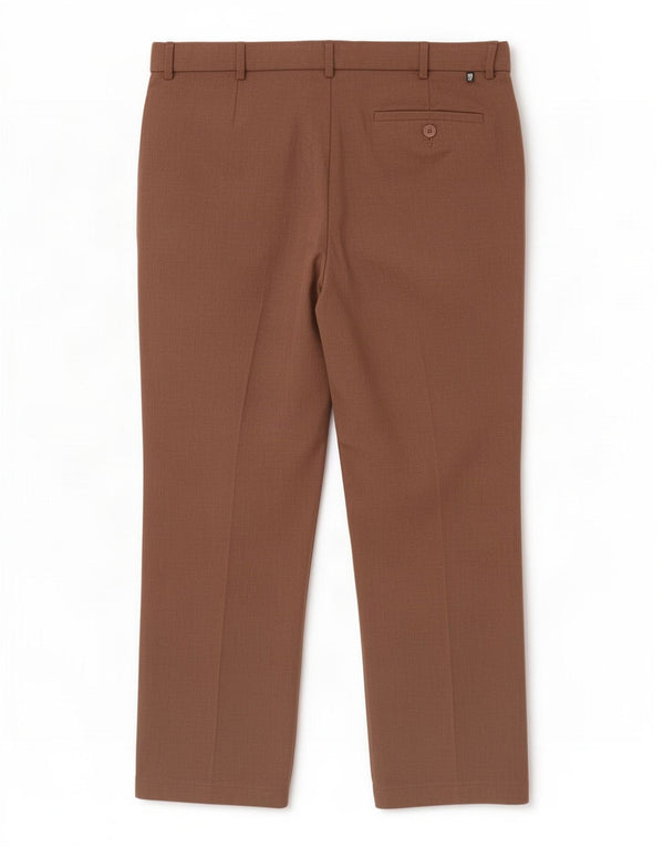 Pantaloni chino dritti da uomo Farah W38 L29 poliestere marrone