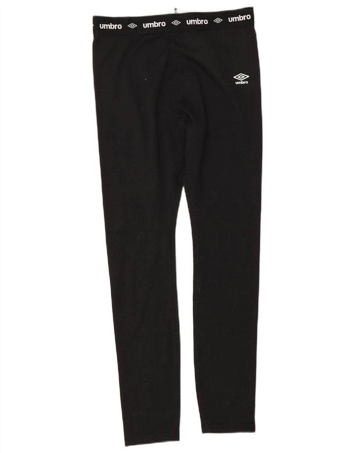 Leggings Bambina Umbro 15-16 Anni W26 Poliestere Nero