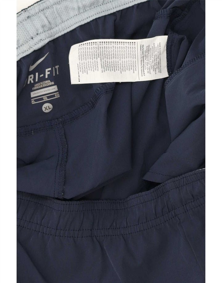 Pantaloncini sportivi Nike da uomo XL blu navy in poliestere