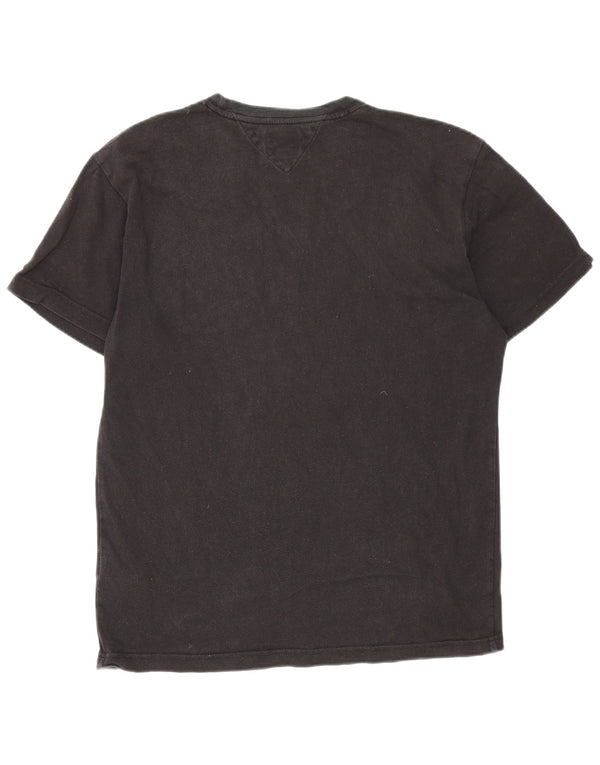 T-shirt da uomo Tommy Hilfiger Top grande in cotone nero