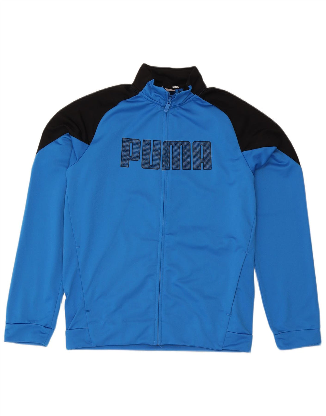 Giacca da ginnastica grafica da ragazzo Puma 15-16 anni Blu Colourblock
