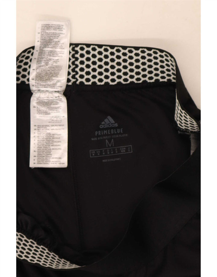 Pantaloncini sportivi da uomo Adidas medio poliestere mimetico nero