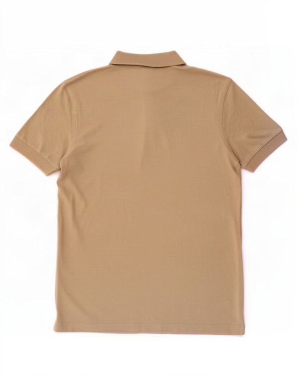 Polo da uomo Hugo Boss piccola in cotone beige
