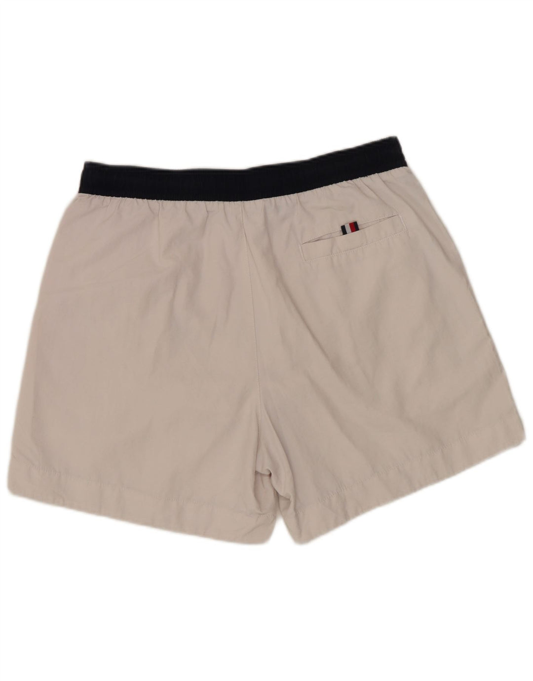 Pantaloncini da bagno da uomo Tommy Hilfiger in nylon color block bianco medio