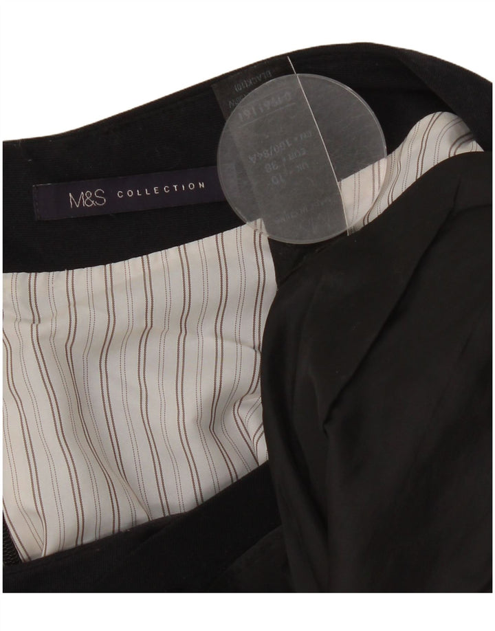 Abito aderente da donna Marks & Spencer UK 10 piccolo poliestere nero
