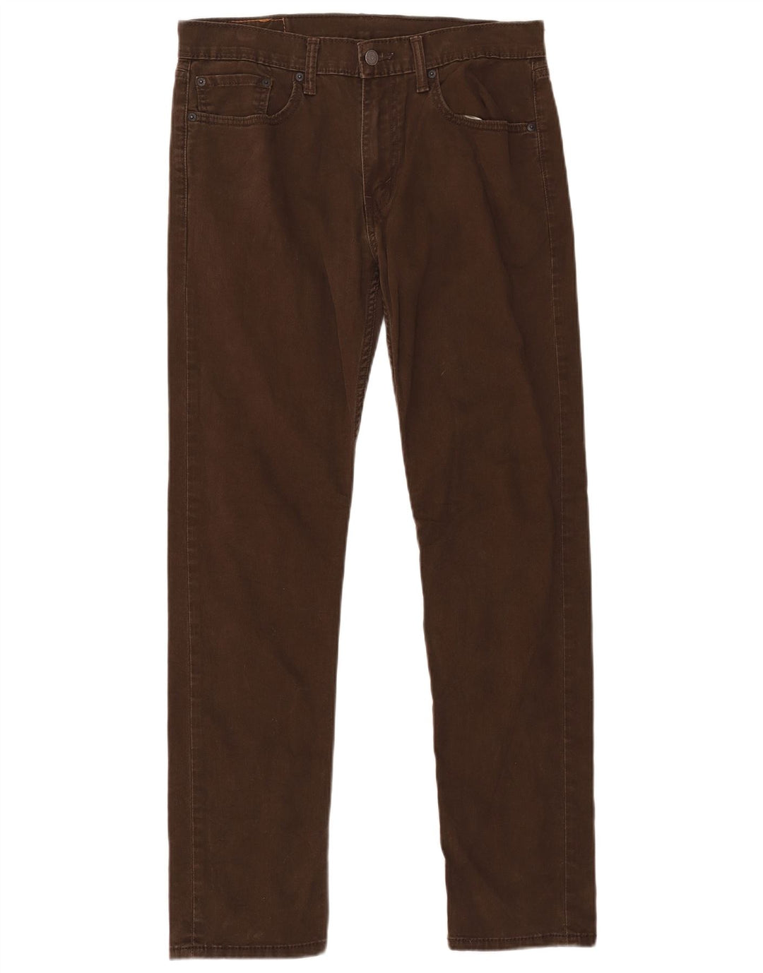 LEVI'S Jeans 502 slim affusolati da uomo W32 L34 cotone marrone