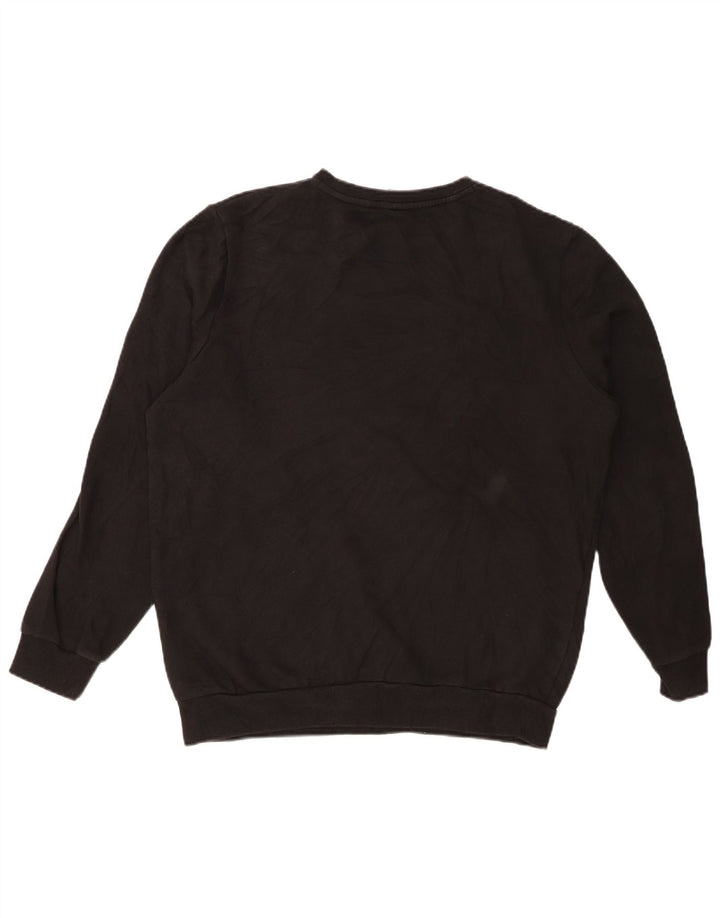 Felpa grafica da uomo PUMA, maglione medio, cotone nero