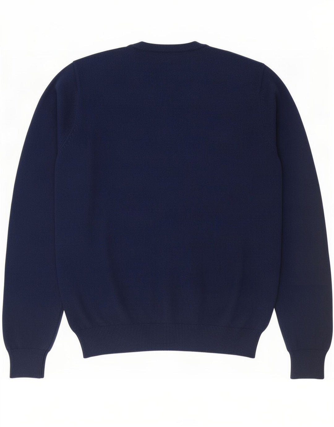 Maglione maglione con scollo a V vestibilità regolare da uomo Marks & Spencer blu navy medio