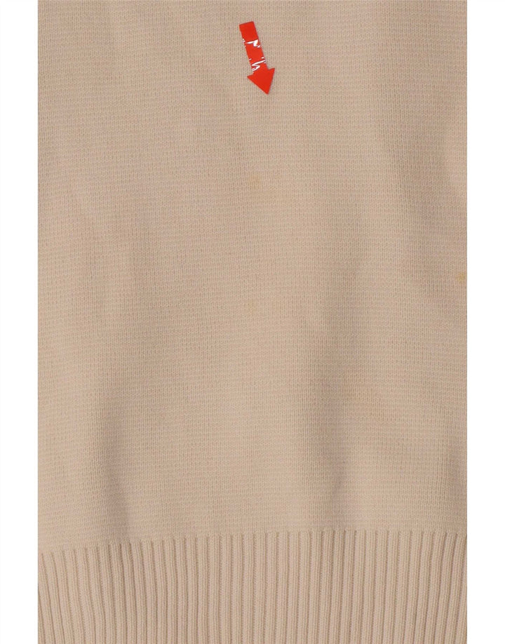 Canottiera da uomo Zara Canotta grande in cotone bianco sporco