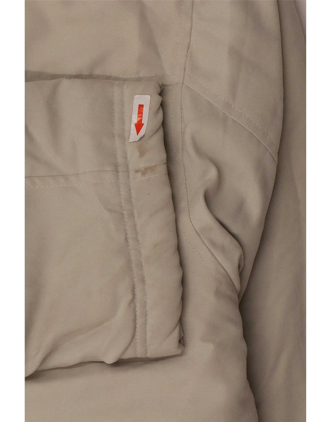 Giubbotto bomber vintage da uomo UK 42 XL Poliestere color block beige