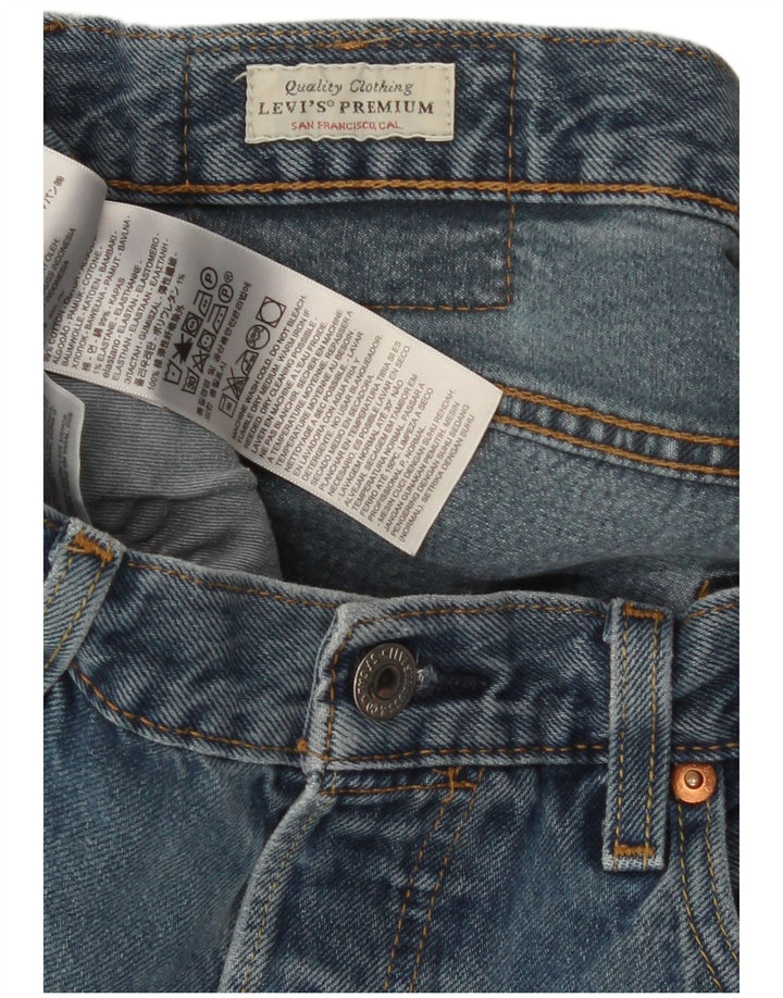Jeans dritti da uomo Levi's W34 L30 in cotone blu