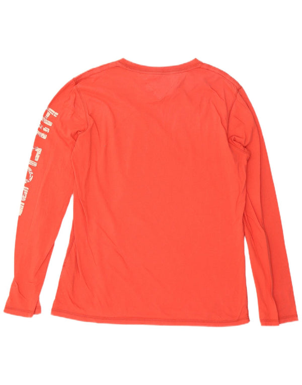 Tommy Hilfiger Uomo Graphic Top Manica Lunga XL Rosso Cotone