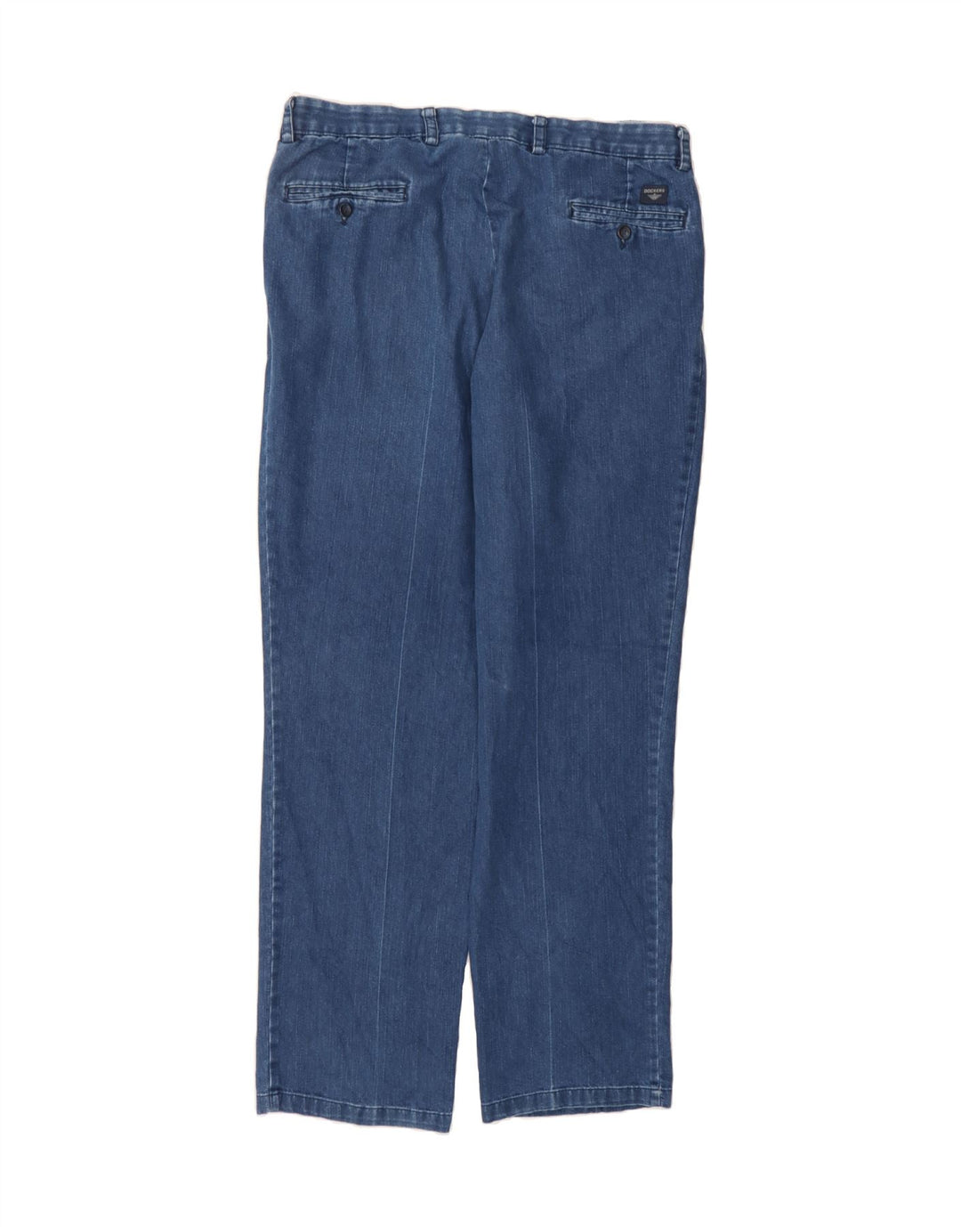 DOCKERS Mens Straight Jeans W36 L34 Blue Cotton Vintage Dockers and Second-Hand Dockers from Messina Hembry 