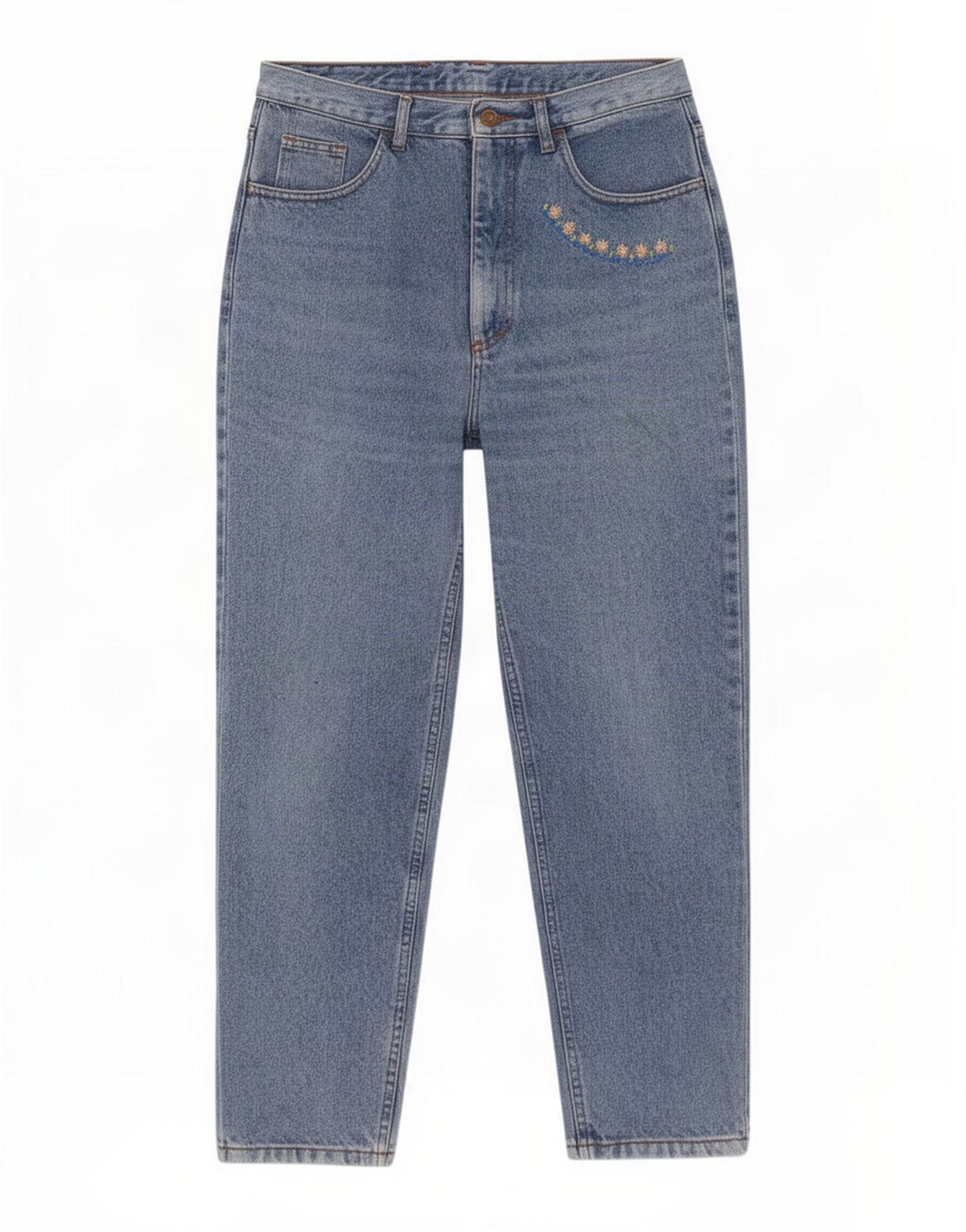 Jeans affusolati vintage da donna W28 L28 Blu