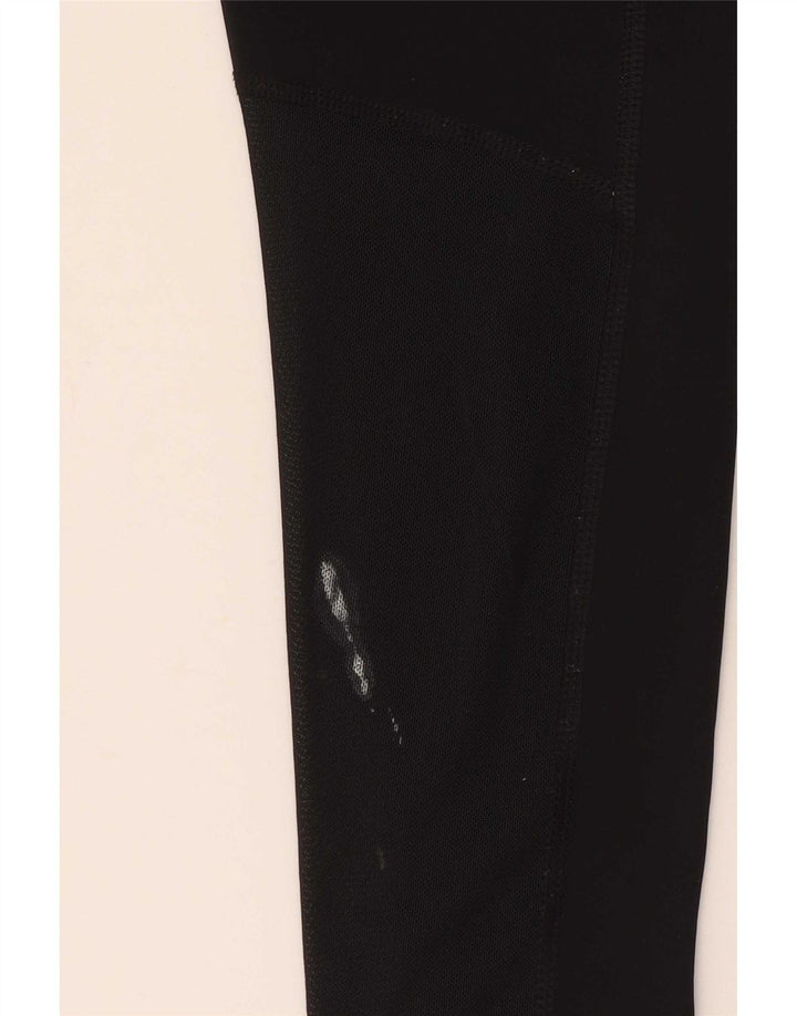 Leggings grafici da donna Nike UK 8 piccoli poliestere nero