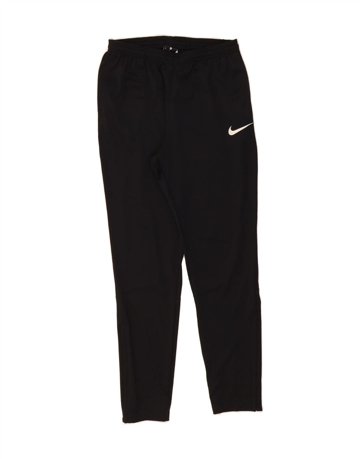 NIKE Womens Dri Fit Tracksuit Trousers UK 12 Medium  Black Polyester Vintage Nike and Second-Hand Nike from Messina Hembry 