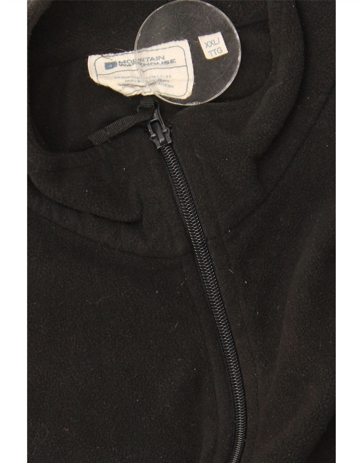 Gilet in pile da uomo Marks & Spencer UK 44 2XL poliestere nero