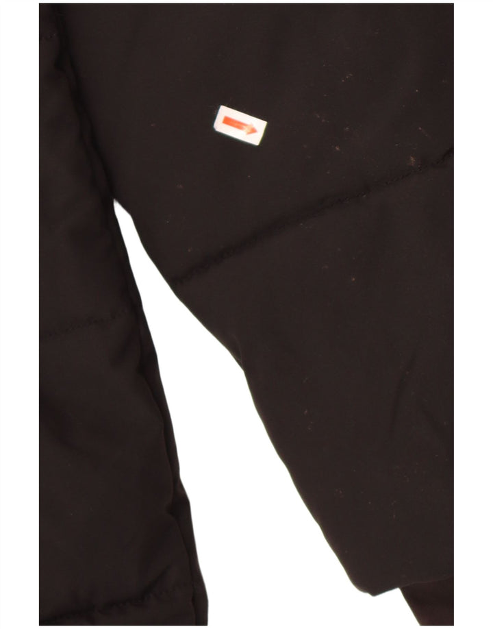 Giacca Parka grafica da donna con cappuccio Superdry UK 14 Medium Black Winter
